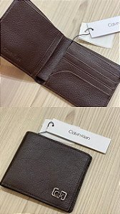 Carteira Calvin Klein Couro Horizontal Masculina