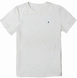 T-Shirt Basica Careca Bordada M/C Varias cores - 10 ao 16