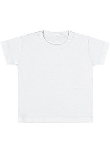 Camiseta Masculina Básica Branca 12 ao 16