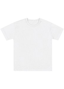 Camiseta Masculina Básica Branca 04 ao 10