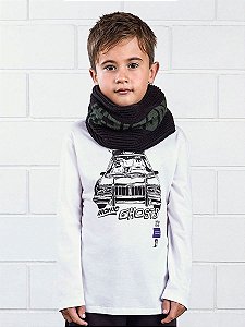 Camiseta Masculina Infantil ML Fantasma Youccie 02 ao 12