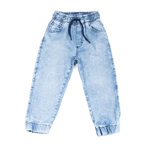 Calça Jeans Jogger Comfort Masculina 04 ao 08