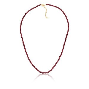 Colar com rubis indianos