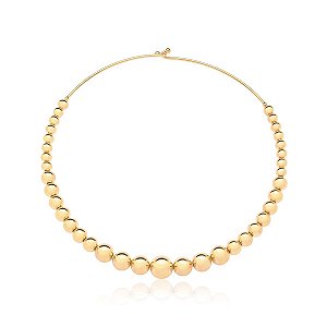 Choker com esferas