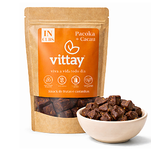 IN CUBS - Paçoca e cacau - cubinhos de frutas- GRANEL