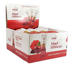 Barra de Cereais e Frutas - Maçã e Hibiscus 12 Un x 25g