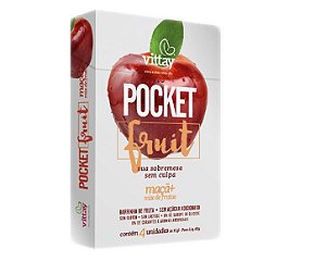 Pocket Fruit - Mini Barras De Frutas - Maçã - 4 Un x 15g