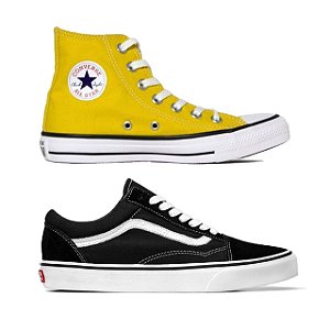 tenis vans old skool amarelo