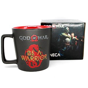 Caneca Kratos E Atreus Cerâmica 400ML Oficial God Of War
