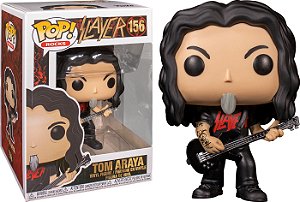 Pop Funko Tom Araya #156 Slayer Banda Guitarra Original