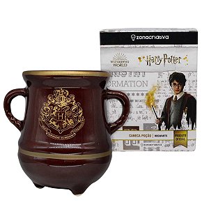 Caneca Caldeirão 3D Harry Potter Poção Hogwarts 350ml Oficial WB