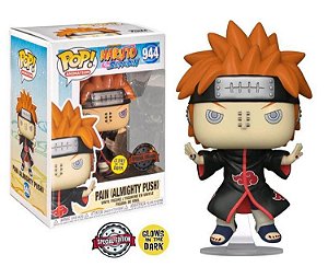 Pop Funko Pain (Almichty Push) 944 Naruto Shippuden Special Edition Brilha No Escuro