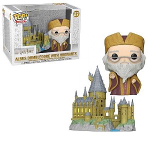 Pop Funko Town Albus Dumbledore With Hogwarts #27 Harry Potter Oficial Warner Bros