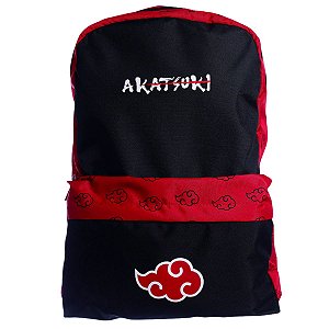 Pantufa Chinelo De Quarto Nuvens Akatsuki Oficial Naruto (Preto