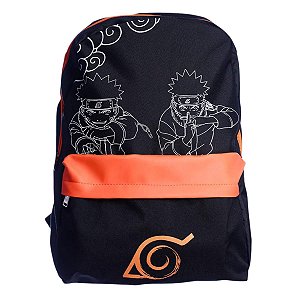 Bolsa Mochila Naruto Nuvem Akatsuki Aldeia da Folha Renegada Unissex