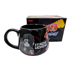 Caneca Naruto Akatsuki Nuvens De Porcelana 300ml Oficial VIZ