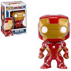 Pop Funko Iron Man #126 Marvel Studios Captain America Civil War