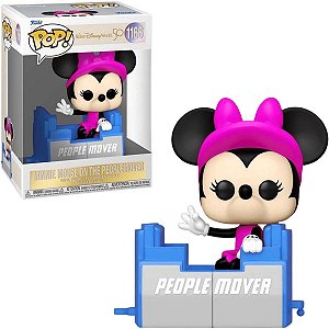 Pop Funko Minnie Mouse On People Mover #1166 Disney 50 Anos