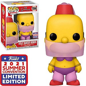 Pop Funko Belly Dancer Homer #1144 The Simpsons 2021 Summer Convention Limited Edition