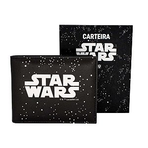Carteira Star Wars Logo Multiuso Masculina Oficial LucasFilm