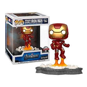 Pop Funko Homem De Ferro Iron Man #584 Avengers Assemble Marvel Edição Especial