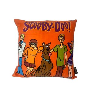 Almofada Scooby-Doo Aveludada Quadrada 40x40cm Oficial Warner Bros