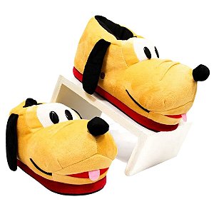 Pantufa 3D Pluto Cachorro Calçado Cosplay Oficial Disney