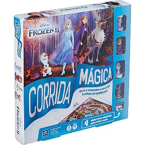 Corrida Mágica Frozen 2 Jogo de Tabuleiro Oficial Copag Brinquedo