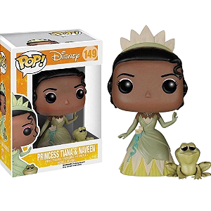 Pop Funko Princess Tiana & Naveen 149 Disney Princesa Sapo