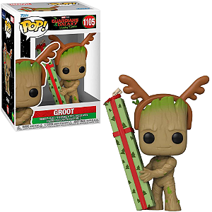 Pop Funko Groot 1105 Os Guardiões da Galáxia Especial Natal