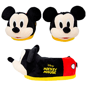Mickey Mouse Pantufa 3D Calçado Cosplay Adulto Oficial Disney