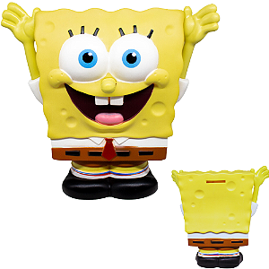 Bob Esponja Cofre Estátua Decorativa Formato 3D Em Vinil Oficial Nickelodeon