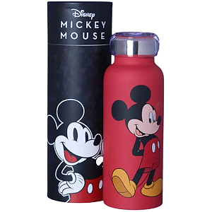 Garrafa Mickey Mouse Térmica 6 Horas 500m Oficial Disney + Embalagem Presente
