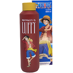 Garrafa Monkey D. Luffy Térmica 6 Horas 600ml Oficial One Piece Toei