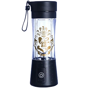 Copo Mixer Liquidificador Hogwarts Sem Fio 6 laminas Com Filtro 300ml Potente BPA FREE Oficial Harry Potter