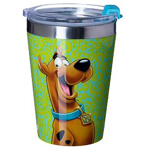 Copo Scooby Doo Térmico Quente Gelado 300ml Com Tampa Oficial Nickelodeon