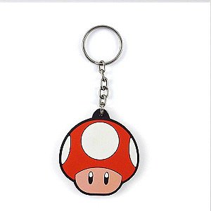 Chaveiro Cogumelo Vermelho Mario Emborrachado