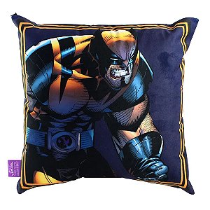 Almofada Wolverine X-Men Aveludada 40x40CM