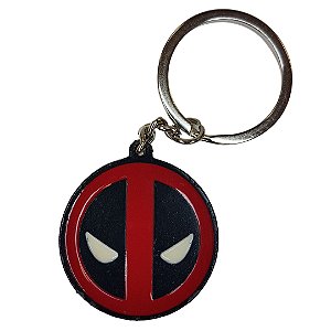 Chaveiro Deadpool Medalhão Metal