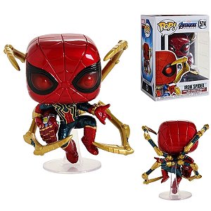 Pop Funko Iron Spider #574 Homem Aranha Com Manopla Marvel