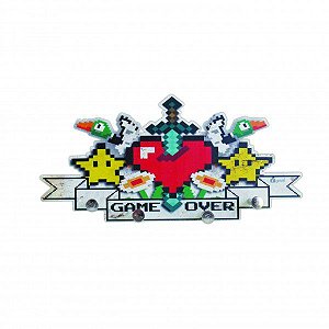 Porta Chaves Vídeo Games 8 Bit Game Over