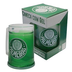 Caneca Palmeiras Gel Congelante Verde 300 ML Escudo Oficial