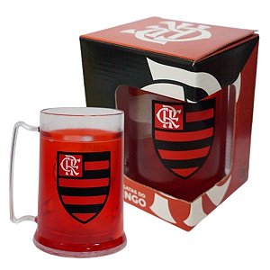 Caneca Flamengo Gel Congelante 300 ML Escudo - Oficial CRF