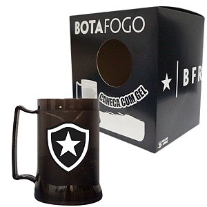 Caneca Botafogo Gel Congelante 400 ML Escudo Estrela Oficial