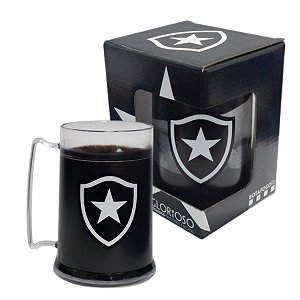 Caneca Botafogo Gel Congelante 300 ML Escudo Estrela Oficial