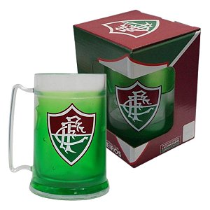 Caneca Fluminense Gel Verde Congelante 300 ML Escudo Oficial