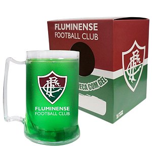 Caneca Fluminense Gel Verde Congelante 400 ML Escudo Oficial