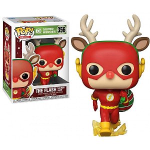 POP Funko The Flash Holiday Dash #356 Especial Natal Oficial