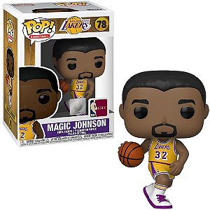 Pop Funko Magic Johnson #78 Basquetebol Lakers NBA Oficial