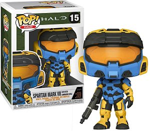 Pop Funko Spartan Mark VII #15 Halo Games Oficial Com Nota
